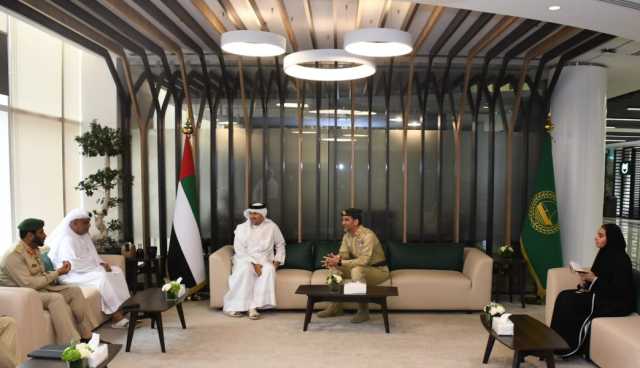 القائد العام لشرطة دبي يستقبل القنصل القطري