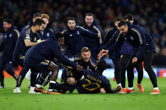 ريال مدريد يفوز على مانشستر سيتي بركلات الترجيح ويتأهل لنصف نهائي “أبطال أوروبا”