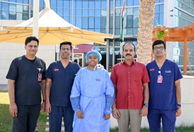 الفريق الطبي في “برجيل الطبية” يجري جراحة روبوتية ناجحة لزراعة كلى في إجراء نادر لمريضة اختلفت فصيلة دمها عن زوجها المتبرع