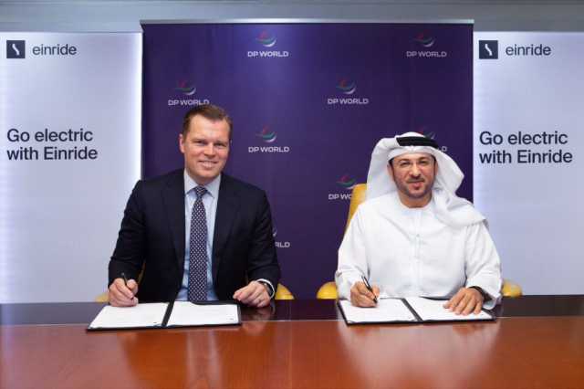 مجموعة موانئ دبي العالمية تتعاون مع شركة “إينرايد” لنشر أضخم الحلول ذاتية القيادة في نقل البضائع والتي تعمل بالطاقة الكهربائية