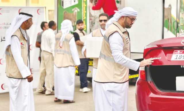 ‎10 آلاف مستفيد من مشروع الهلال الأحمر للأضاحي في العين