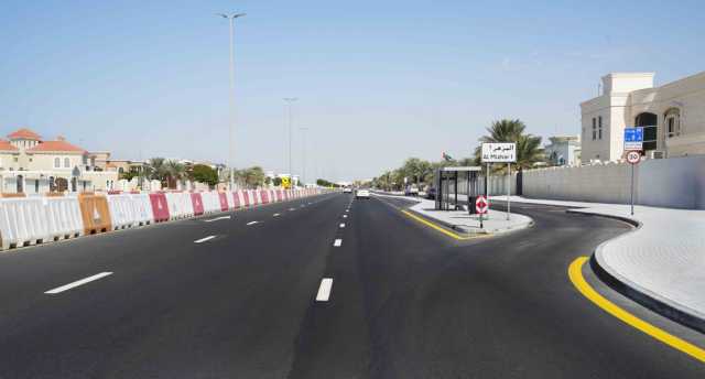 (طرق دبي) تنجز مشروع تطوير شارع الجزائر لمنطقتي المحيصنة الأولى ومزهر الأولى