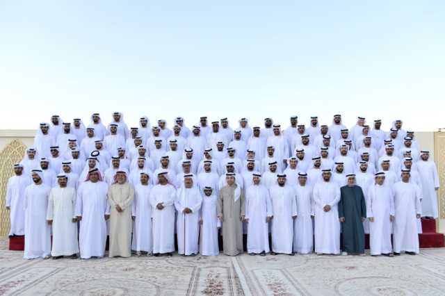 برعاية سيف بن زايد …”فزعة” تنظم حفل استقبال مبادرة “العينية” لزفاف 100 من منتسبي “الداخلية”