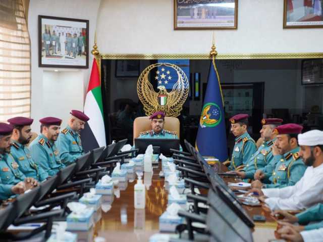 اللجنة العليا الدائمة بشرطة عجمان تناقش نتائج تقرير تعزيز جودة الحياة الأمنية