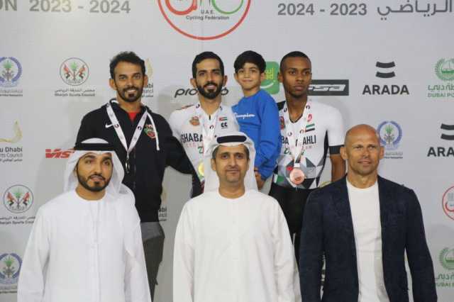“المطيوعي” و” معيوف” يفوزان ببطولة الإمارات لسباق المضمار للدراجات الهوائية