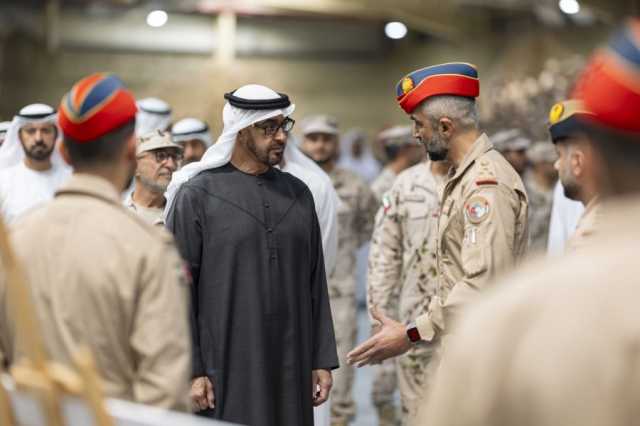 زار صاحب السمو الشيخ محمد بن زايد آل نهيان، رئيس الدولة “حفظه الله”، قيادة لواء خليفة بن زايد الثاني المحمول جواً التابع لقيادة حرس الرئاسة.