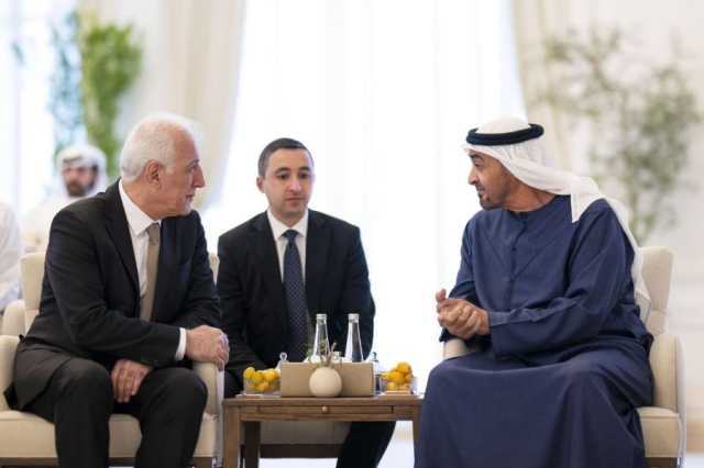 رئيس الدولة ورئيس أرمينيا يبحثان تعزيز علاقات التعاون بين البلدين