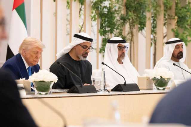 ولي عهد أبوظبي والرئيس الأمريكي يشهدان حوار الأعمال الإماراتي الأمريكي