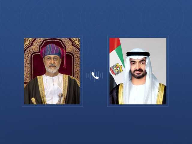 رئيس الدولة وسلطان عمان يتبادلان هاتفياً التهاني بمناسبة عيد الأضحى المبارك
