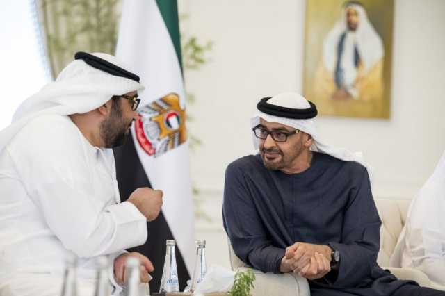 رئيس الدولة يستقبل ولي عهد أم القيوين ويبحثان موضوعات شؤون المواطن والوطن