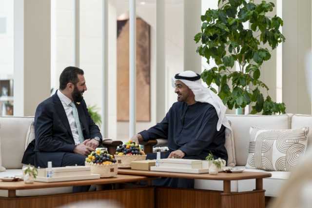 رئيس الدولة يستقبل الرئيس السوري