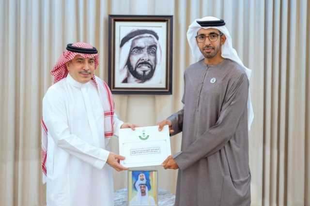 رئيس الدولة يتلقى رسالة خطية من ولي عهد السعودية تضمنت دعوة لمشاركة الإمارات في معرض إكسبو الرياض 2030.