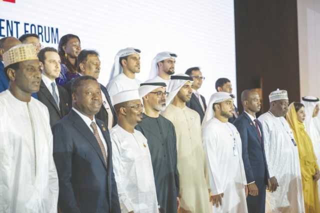 رئيس تشاد وخالد بن محمد بن زايد يشهدان الإعلان عن 18 مذكرة تفاهم بين الإمارات وتشاد