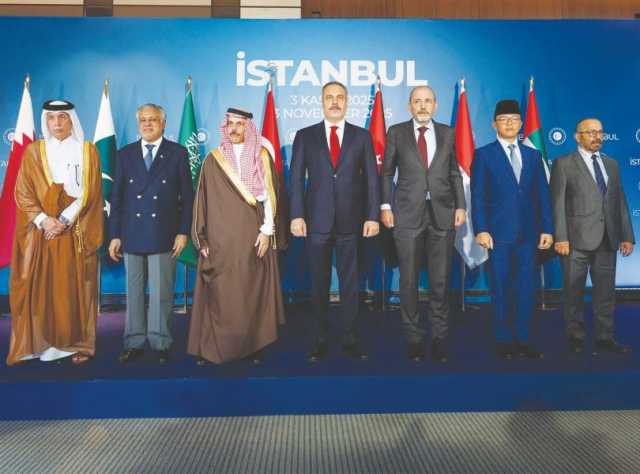 المرر يترأس وفد الدولة المشارك في الاجتماع الوزاري حول غزة في إسطنبول