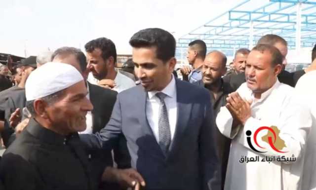وزير النقل الأستاذ رزاق محيبس السعداوي ، أثناء زيارته الى مرآب كربلاء الموحد : انا هنا لخدمتكم وسأكون دائما معكم ..