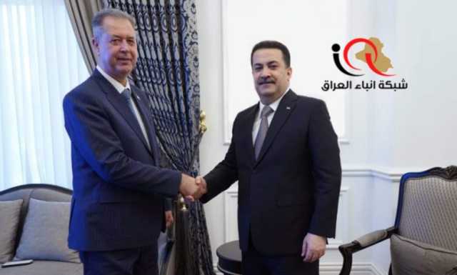 دولة رئيس مجلس الوزراء المهندس محمد شياع السوداني يستقبل في ديوان القصر الرئاسي في العاصمة العراقية النائب الاسبق رئيس مكتب الثقافة التركمانية السيد اكرم ترزي .