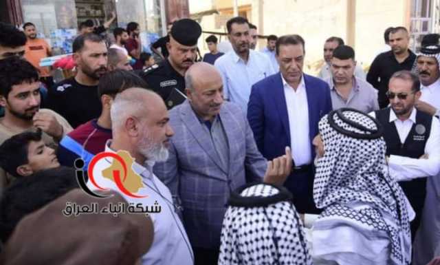 ضمن الجولات المستمرة لمحافظ كربلاء المقدسة المهندس نصيف جاسم الخطابي على المشاريع واشرافه بشكل مباشر على تنفيذها