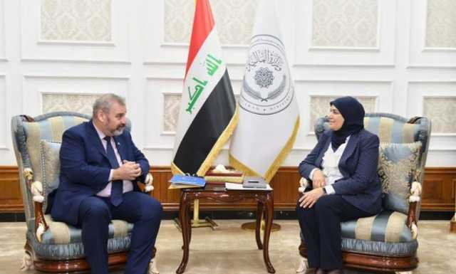 الـمالية وسفير الإتحاد الاوربي يبحثان تعزيز الشراكة الاقتصادية ودعم مشاريع التنمية