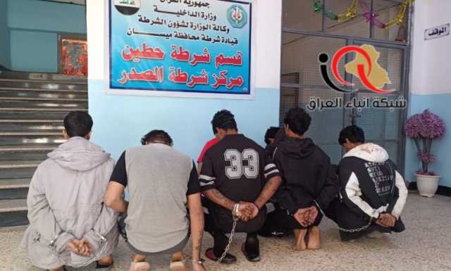 شرطة ميسان تكشف تفاصيل تعرض أحدى مفارزها الامنية للاعتداء والقبض على (7) متهمين بالحادثة :