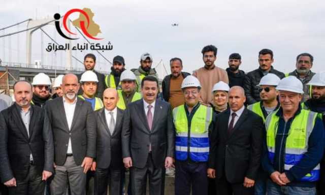 مشروع جسر الجادرية الجديد وتوسعة طريق أبو نواس في بغداد يتضمن: