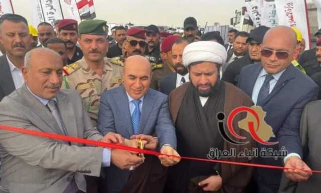 خلال زيارته محافظة كربلاء المقدسة .. وزير الإعمار بنگين ريكاني يفتتح مشروع صيانة وتأهيل طريق (كربلاء – رزازة – الحج البري) بطول 90 كم