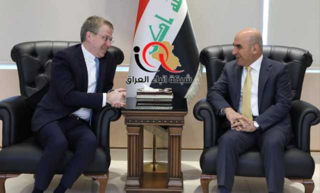 وزير الإعمار يلتقي السفير الفرنسي الجديد في العراق و الوفد المرافق له