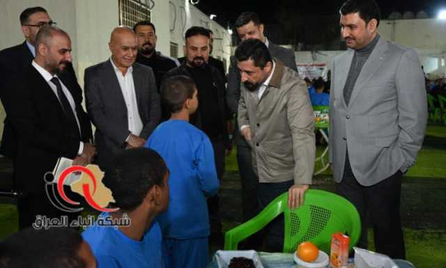 خلال مشاركته في مأدبة إفطار جمعت المودعين الأحداث بذويهم.. وزير العدل يوجه بفتح الزيارات أمام ذوي المودعين الاحداث طيلة أيام عيد الفطر