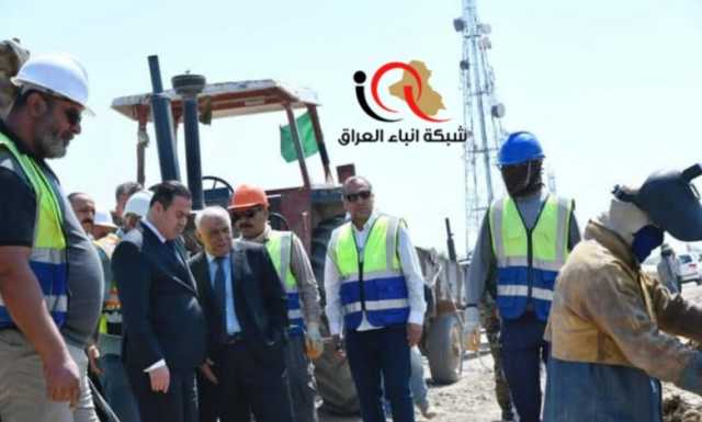 خلال تفقده مشروع أنبوب نقل الغاز المغذي لمحطة كهرباء بسماية .. وكيل وزارة النفط لشؤون الغاز: نسبة إنجاز الأعمال التخصصية بلغت 88%