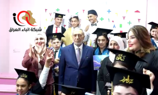 زيارة رئيس مجلس النواب الدكتور محمود المشهداني الى مدارس النبراس ..