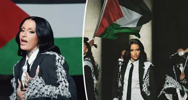 بالكوفية والعلم الفلسطيني.. الأميركية كيلاني تصدر أغنية “إلى جوارك”