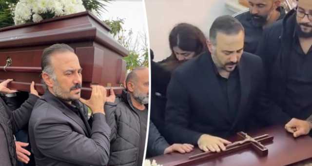 بالفيديو – قصي خولي يحمل نعش والده إلى مثواه الأخير