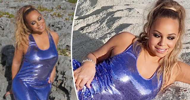 “العمر مجرد رقم”.. ماريا كاري تحتفل بعيد ميلادها الـ 55 على البحر