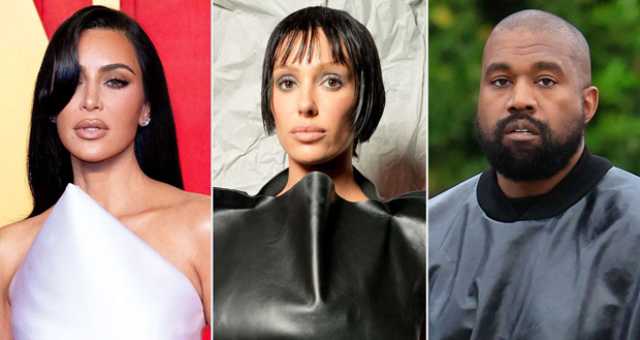 موقف غريب لكيم كارداشيان.. أطلّت إلى جانب زوجة طليقها في عرضه الأخير
