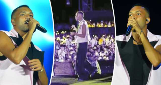 ويجز يختتم مهرجان العلمين باستعراض كبير.. لفت الأنظار بملابسه الغريبة