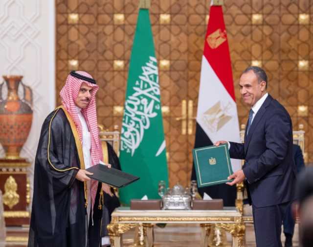 ولي العهد والسيسي يشهدان تشكيل مجلس التنسيق الأعلى السعودي المصري