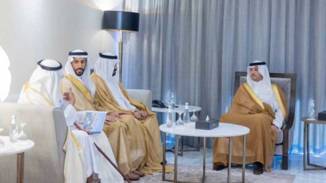 سمو محافظ الأحساء يستقبل ممثلي مجلس إدارة نادي الروضة