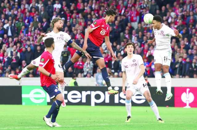 تاهل أستون فيلا وفيورنتينا وكلوب بروج وأولمبياكوس لنصف النهائي