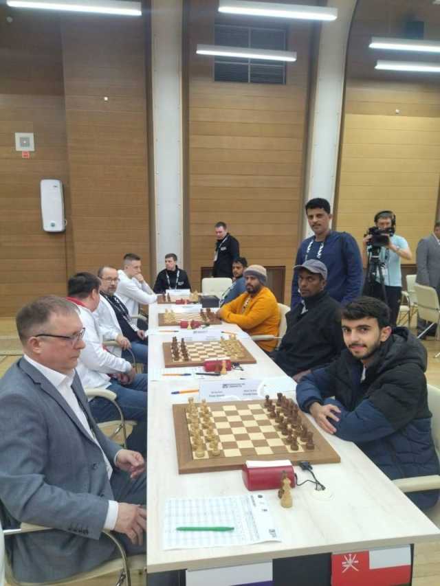 منتخب الشطرنج يتعادل مع اليمن في بطولة المدن بروسيا