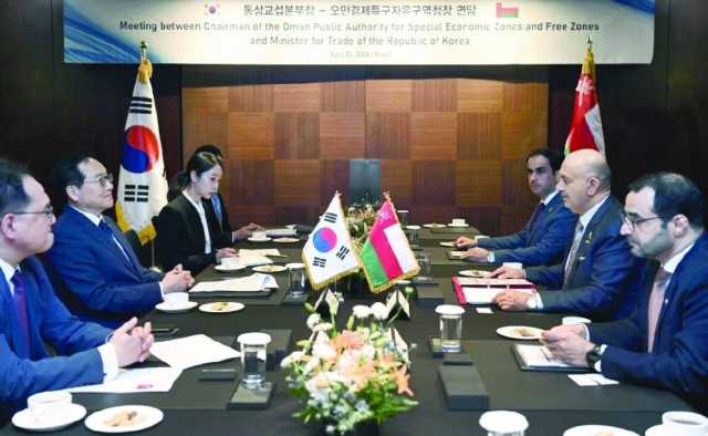 بحث تعزيز التعاون بين سلطنة عمان وكوريا الجنوبية
