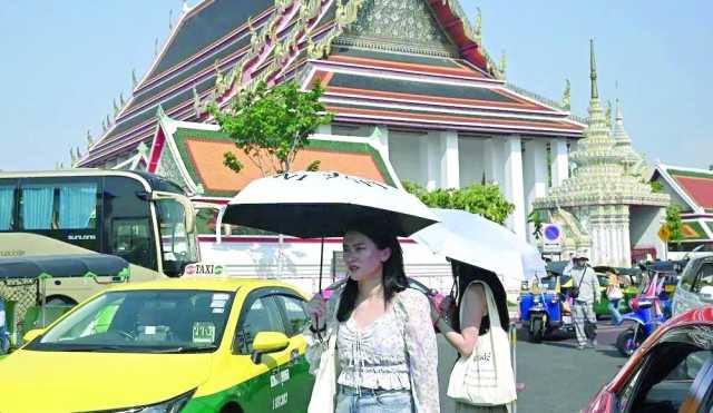 61 حالة وفاة بسبب الحرارة الشديدة منذ بداية العام في تايلاند