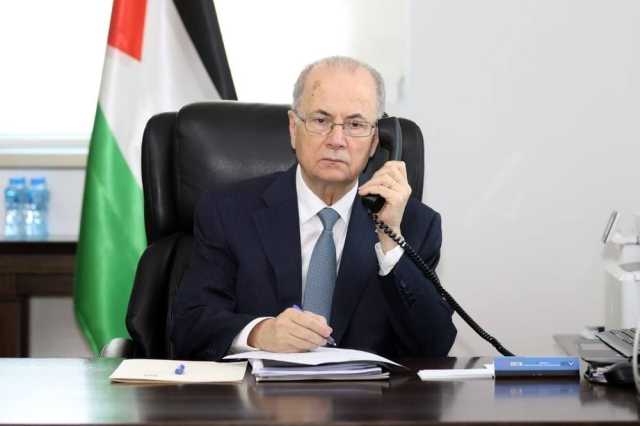 رئيس الوزراء الفلسطيني يبحث مع نظيره الفرنسي ووزير خارجية النمسا الجهود الإغاثية في غزة