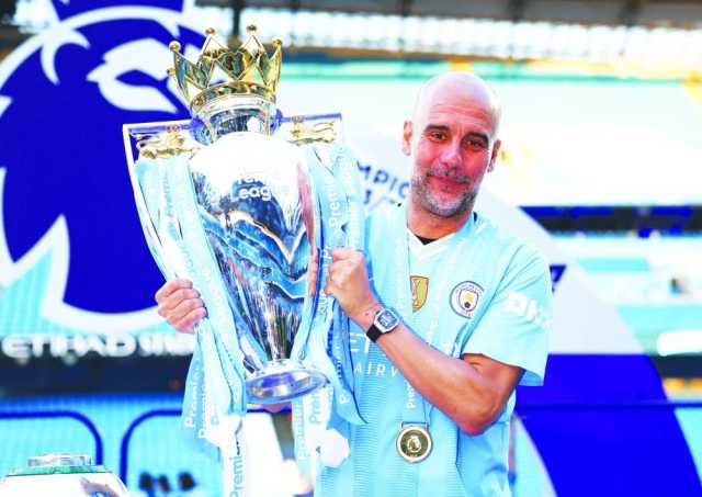 جوارديولا: تتويجي 6 مرات بالدوري الإنجليزي إنجاز جنوني