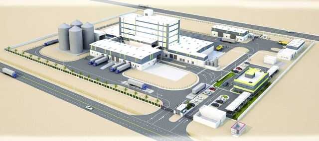 25 % إنجاز مصنع إنتاج الأعلاف الحيوانية والأحياء المائية بخزائن