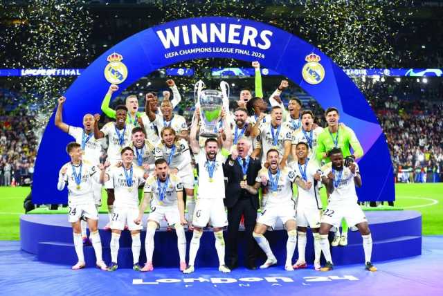 الملكي يحرز اللقب الـ 15 بدوري أبطال أوروبا بثنائية في دورتموند
