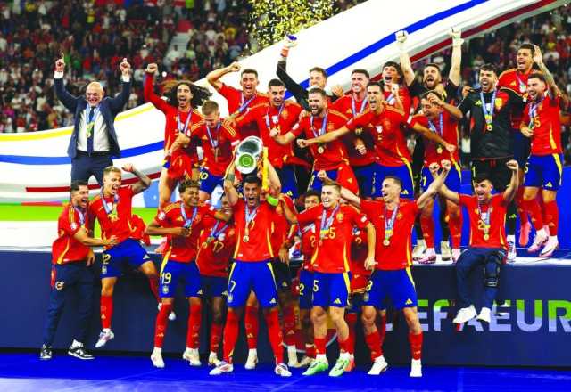إسبانيا تتفوق على إنجلترا وتتوج بطلا لكأس أوروبا
