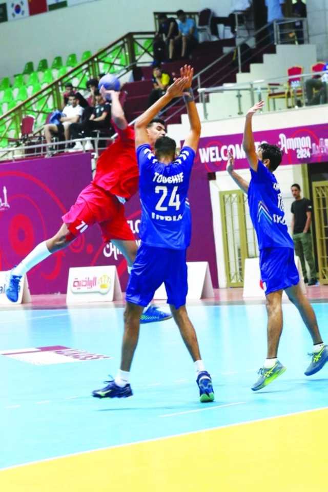 شباب يد الصالات يتخطى عقبة الهند في كأس آسيا بالأردن
