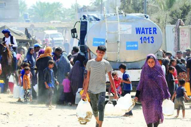 بلدية غزة تحذر من أزمة مياه حادة بسبب اجتياح الاحتلال لأحياء شرق وغرب المدينة