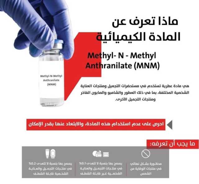 حظر وتقييد استخدام منتجات عناية شخصية بها مادة تسبب آثارا عكسية على البشرة