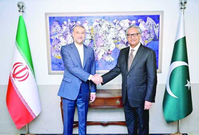 باكستان وايران تتعهدان عدم السماح للارهاب بتهديد علاقتهما