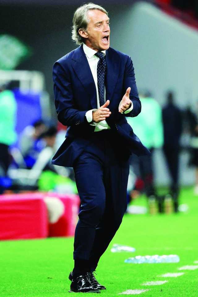 مانشيني : المنتخب السعودي ليس مرشحا للفوز بأمم آسيا